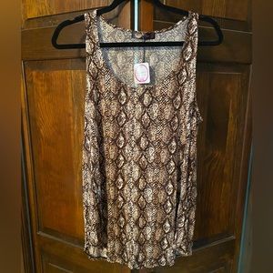 Shiela Rose-Nadine West-Snake Print Tank Top